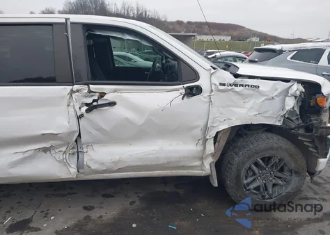 2021 Chevrolet Silverado 1500 4Wd Short Bed Custom из США, поврежденный, VIN 3GCPYBEK2MG216883